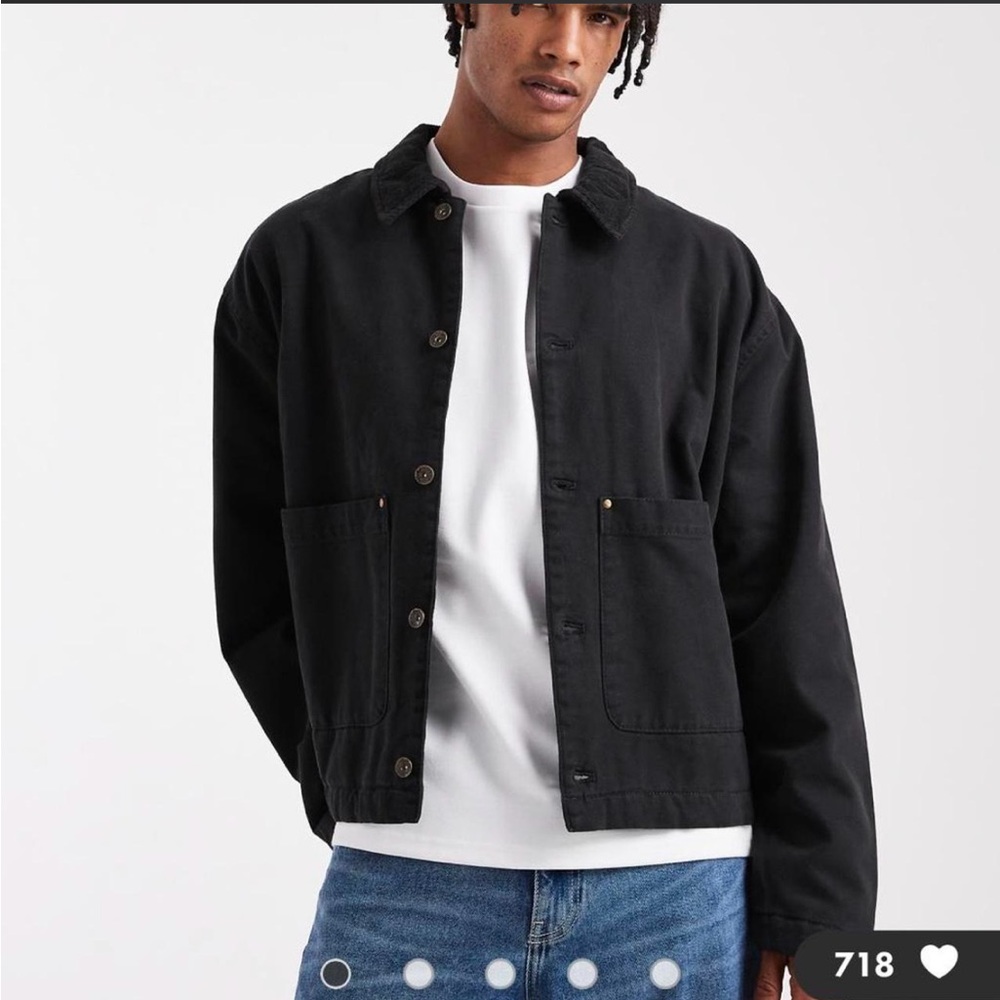 BRAND NEW Asos chore workwear jacket Size medium black